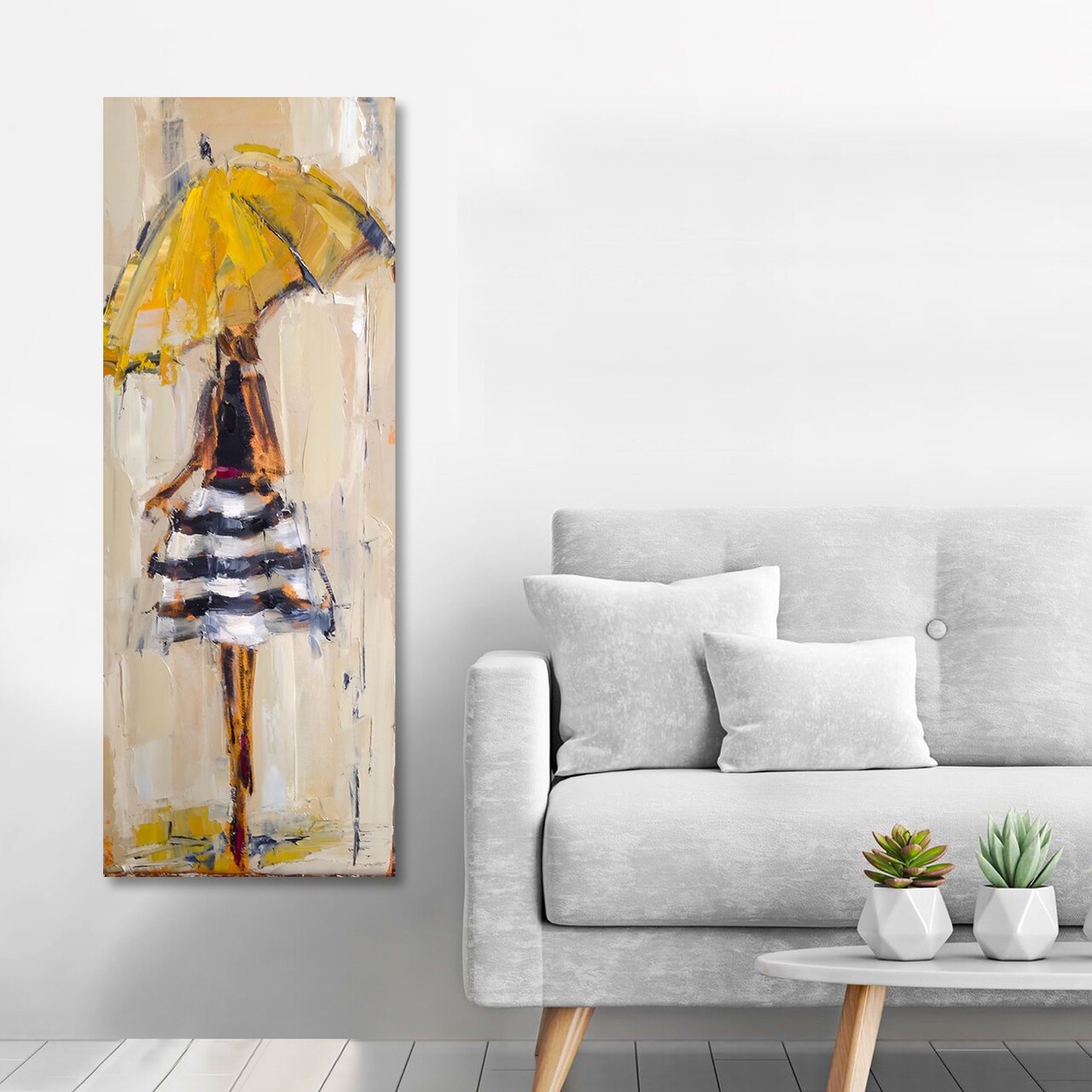 Tablou decorativ KNV4435_3080 (30 x 80) Canvas imprimat Multicolor