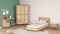 Set dormitor pentru copii, Locelso, ON24-SU, Stejar