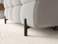 Coltar extensibil dreapta 3 locuri ELTAP, LT-04SO, Felro, 285x181x93 cm, lemn/poliester, gri inchis