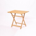 Set mobilier de gradina 3 piese, Meya Dekor, My003A, Lemn de fag, Natural / Crema