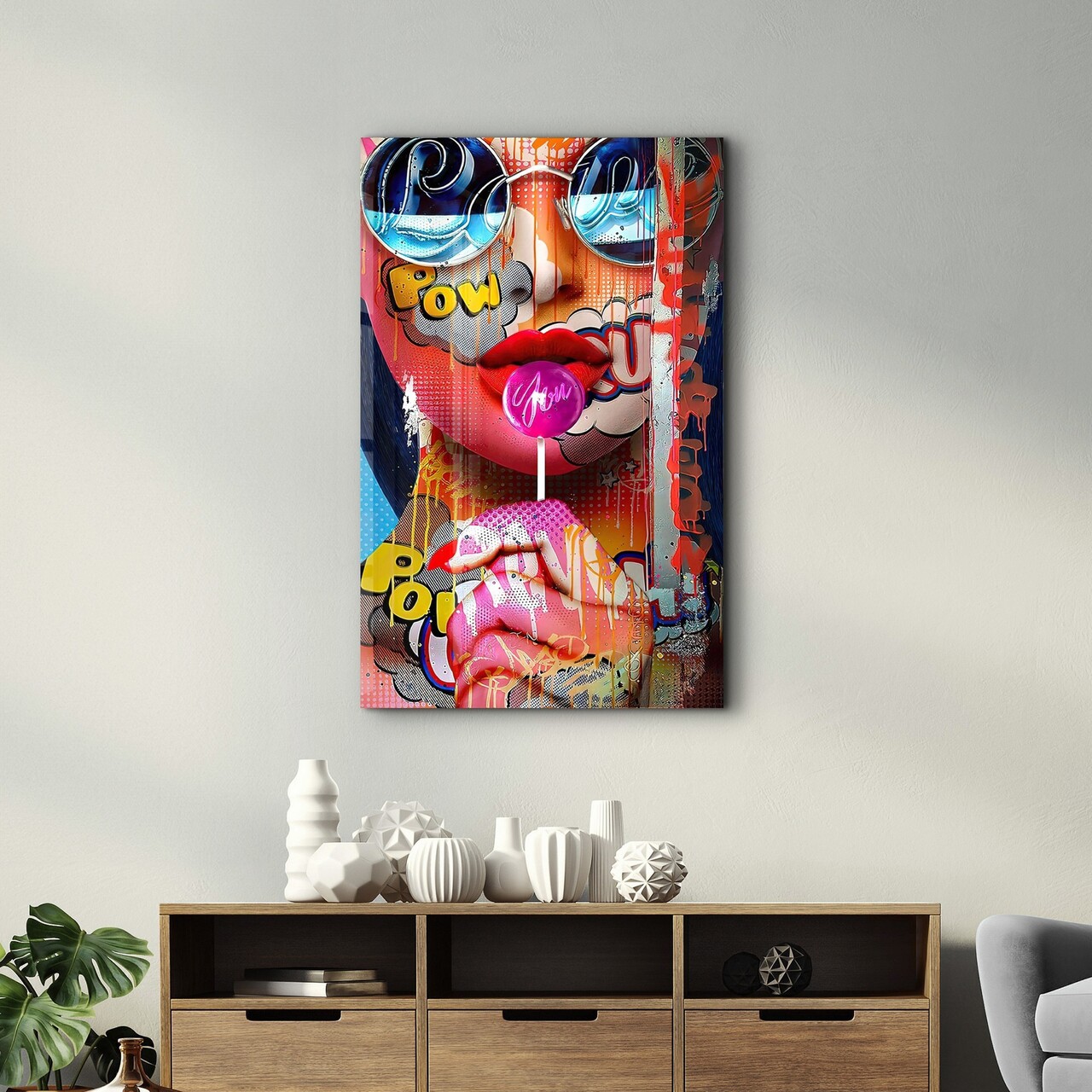 Tablou decorativ, CAM-3089, Dimensiuni: 46 x 72 cm, Multicolor - view 4