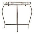 Consola, Oranda Dark, Creaciones Meng, 75x37x75 cm, fier forjat