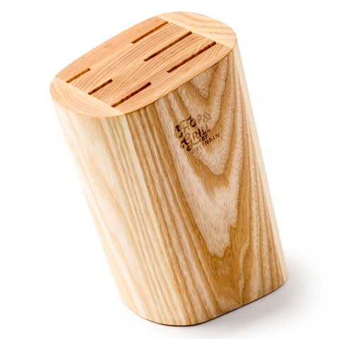 Suport cutite, Chop Grill, 23 x 11 x 15 cm, lemn de frasin, maro Bucatarie