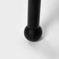 Suport pentru prosoape Taru, Homla, 45x2x159.5 cm, metal/lemn, negru/natur