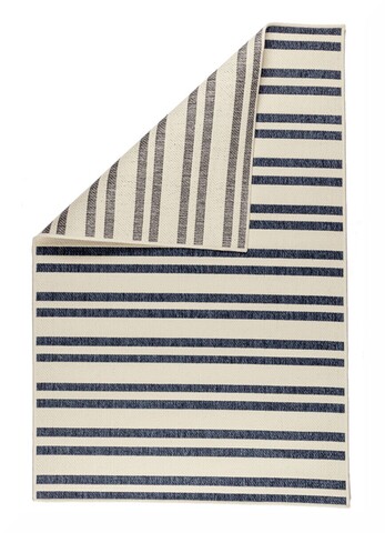 Covor cu doua fete rubina, decorino, 160x235 cm, polipropilena, crem/albastru