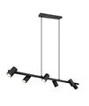 Lustra Marley, TRIO, 115x18x150 cm, 35W, 6x GU10, metal, negru mat