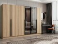 Dulap pentru haine, Hanah Home, Nisa, 270x210x52 cm, Dore