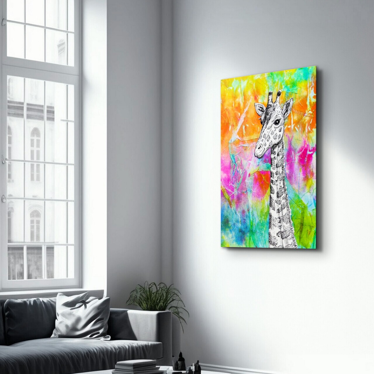 Tablou decorativ, OGLS-2098, Dimensiuni: 70 x 110 cm, Multicolor — imaginea 4