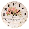 Ceas de perete Roses, InArt, Ø34 cm, MDF,  multicolor
