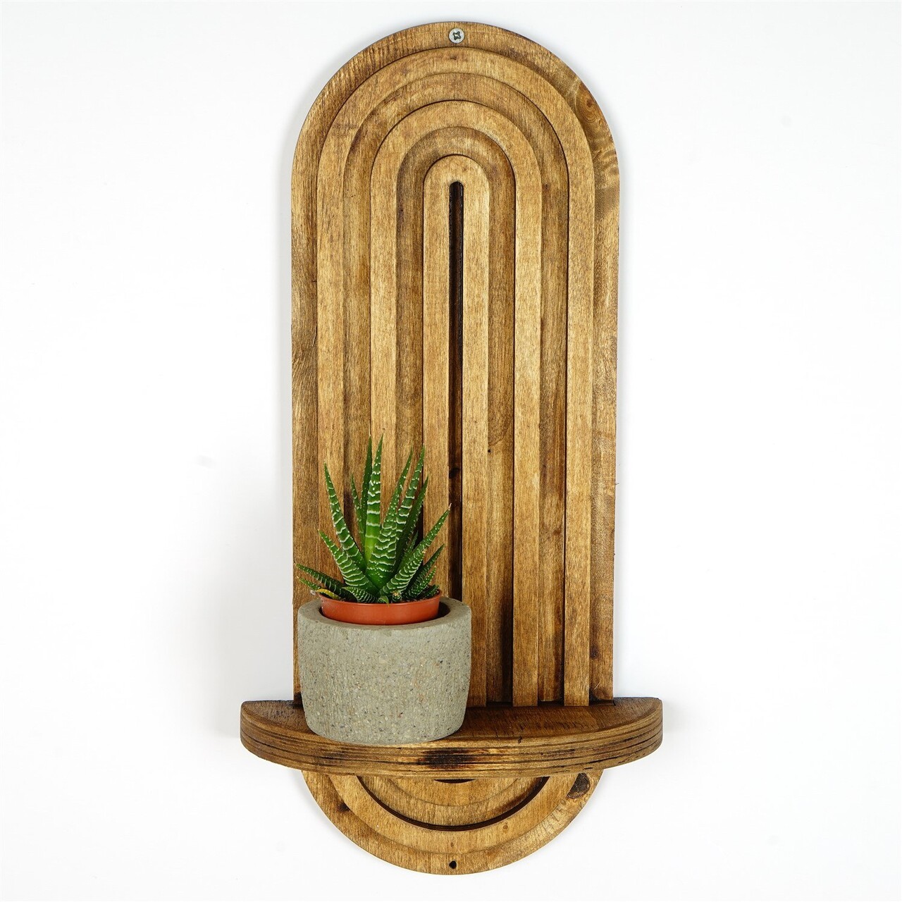 Raft de perete, Evila Originals, Raf269, 40x20x9 cm, Placaj, Maro - 1 | YEO