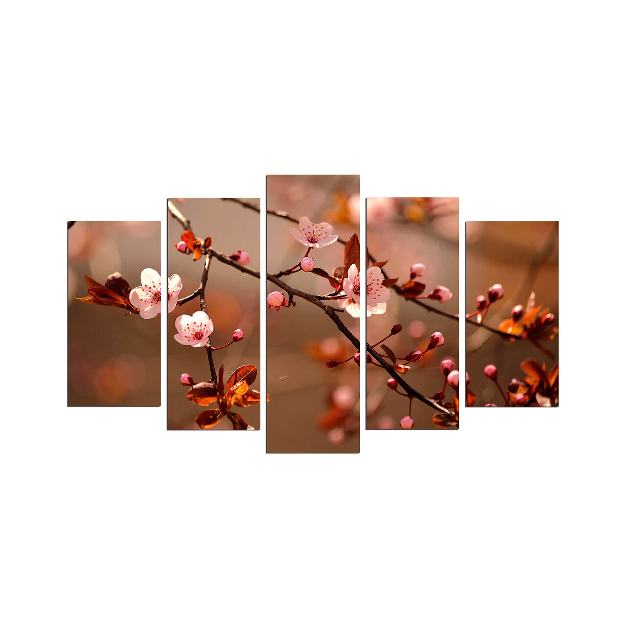 Set 5 tablouri decorative, 5PMDF-20, 20 x 60 cm, Multicolor - view 2