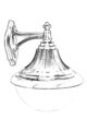 Lampa de exterior, Avonni, 685AVN1355, Plastic ABS, Alb/Negru