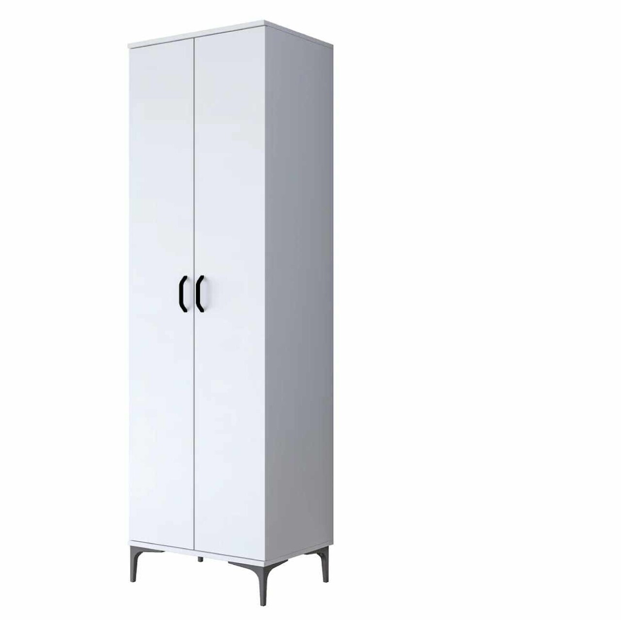 Dulap multifunctional, Hanah Home, JE258, 60x204.2x45 cm, Alb — imaginea 10