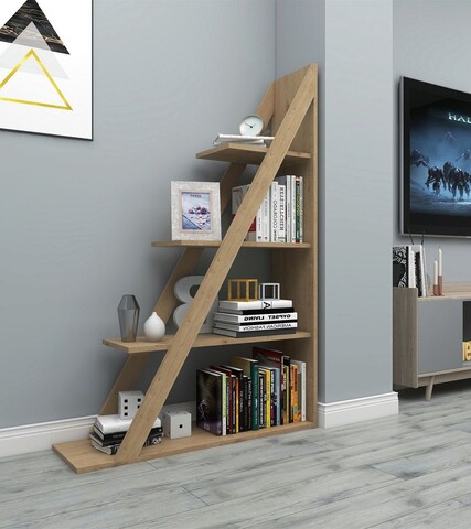 Corp biblioteca, arnetti, arven, 100x150x29.5 cm, pal, stejar