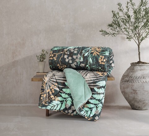 Pilota dubla, Velvet - Clorasa Mint, Cotton Box, Poliester