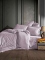 Lenjerie de pat dubla, Austin v2 - Lilac, Şaheser, Bumbac Satinat