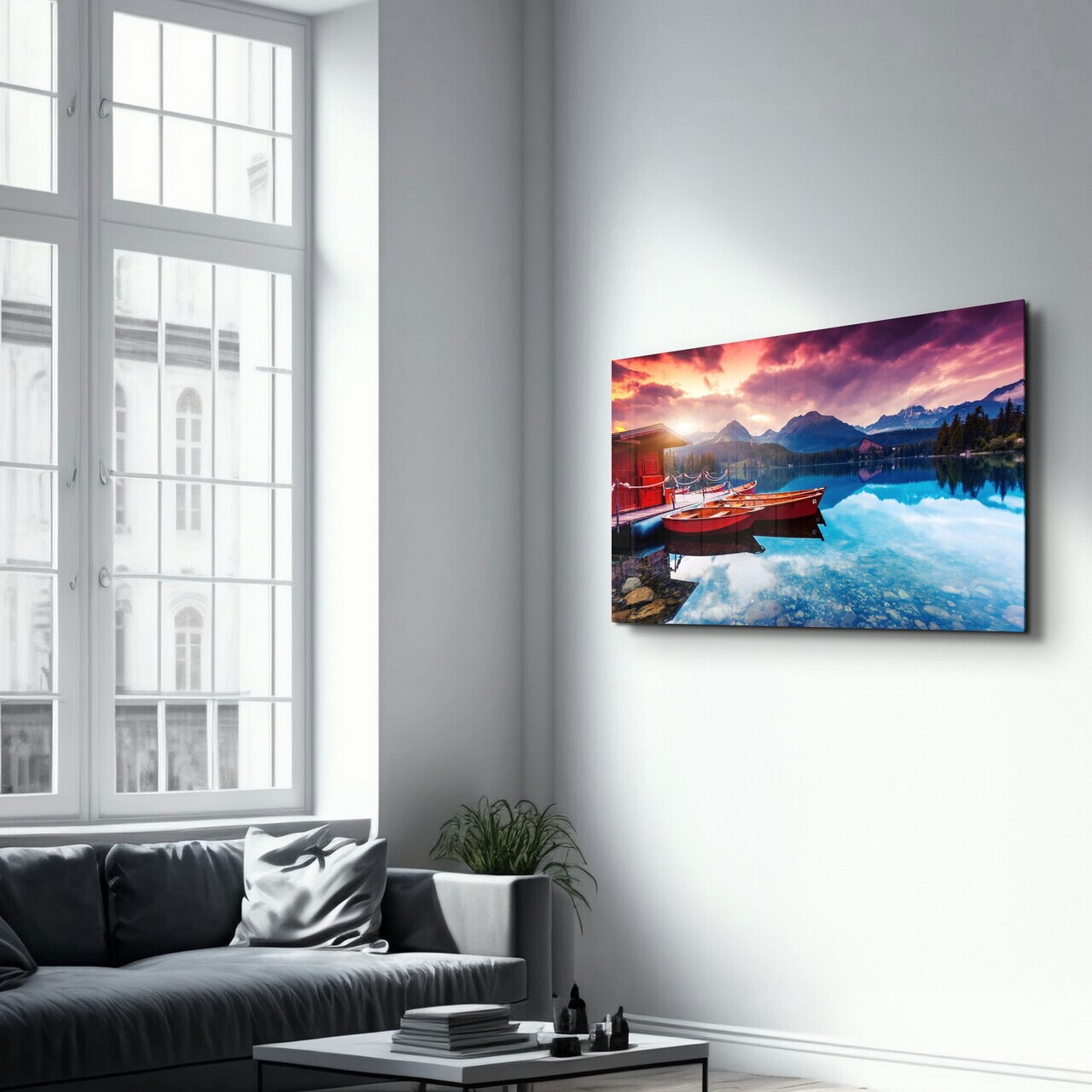 Tablou decorativ, CAM-3041, Dimensiuni: 46 x 72 cm, Multicolor — imaginea 4