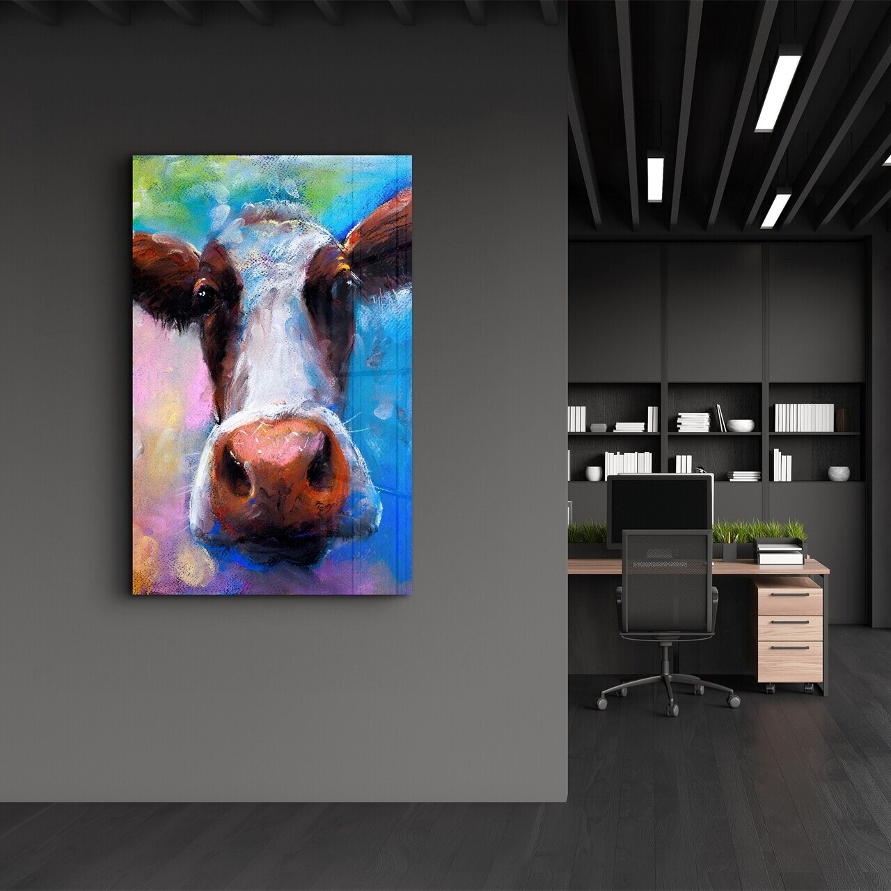 Tablou decorativ, CAM-2027, Dimensiuni: 46 x 72 cm, Multicolor — imaginea 2