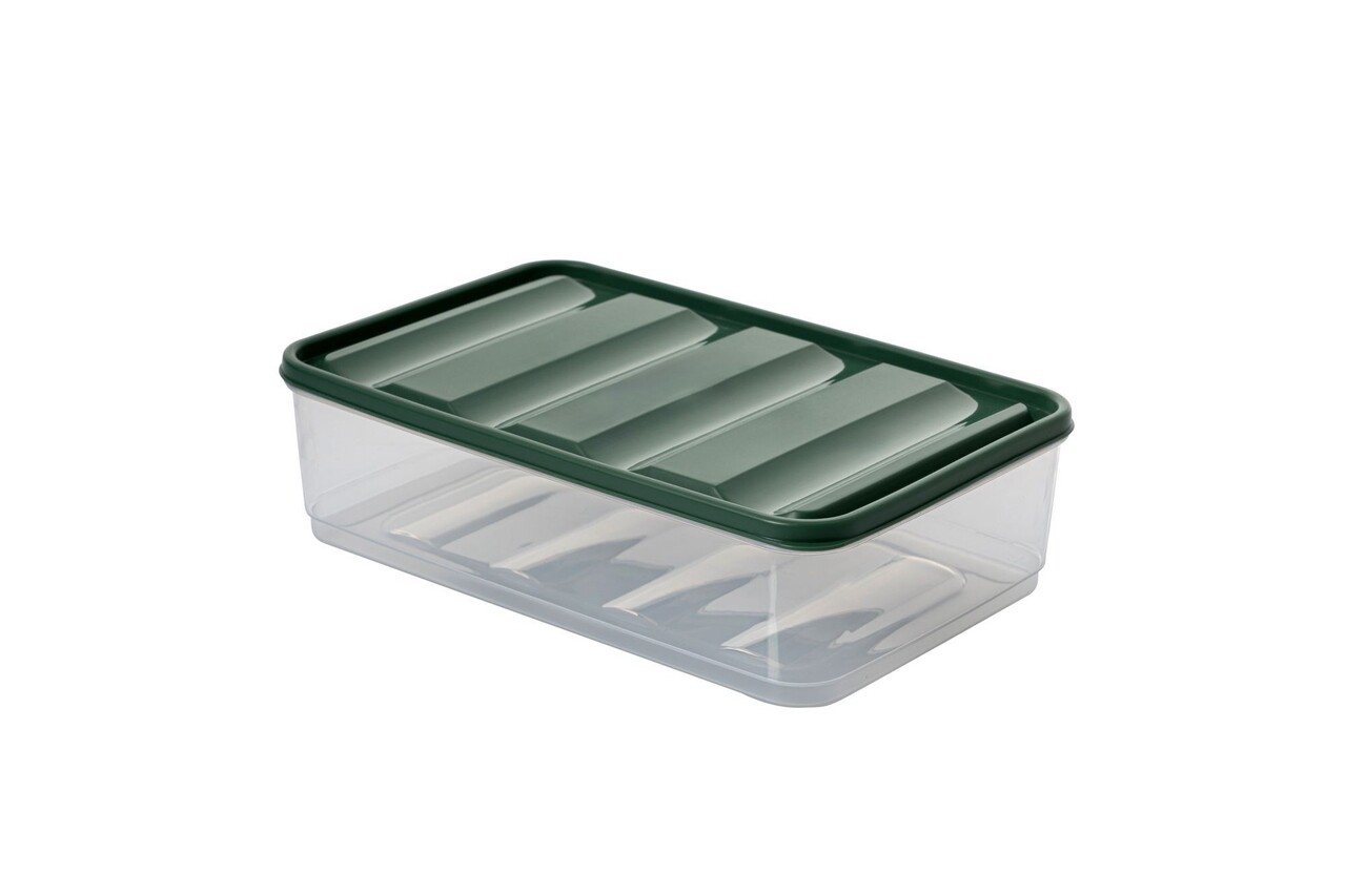 Set recipiente depozitare, Hermia, 964FRM5768, Dimensiune: 23 x 15 x 7 cm / 1750 ml (4 bucăți), Verde - imagine 7