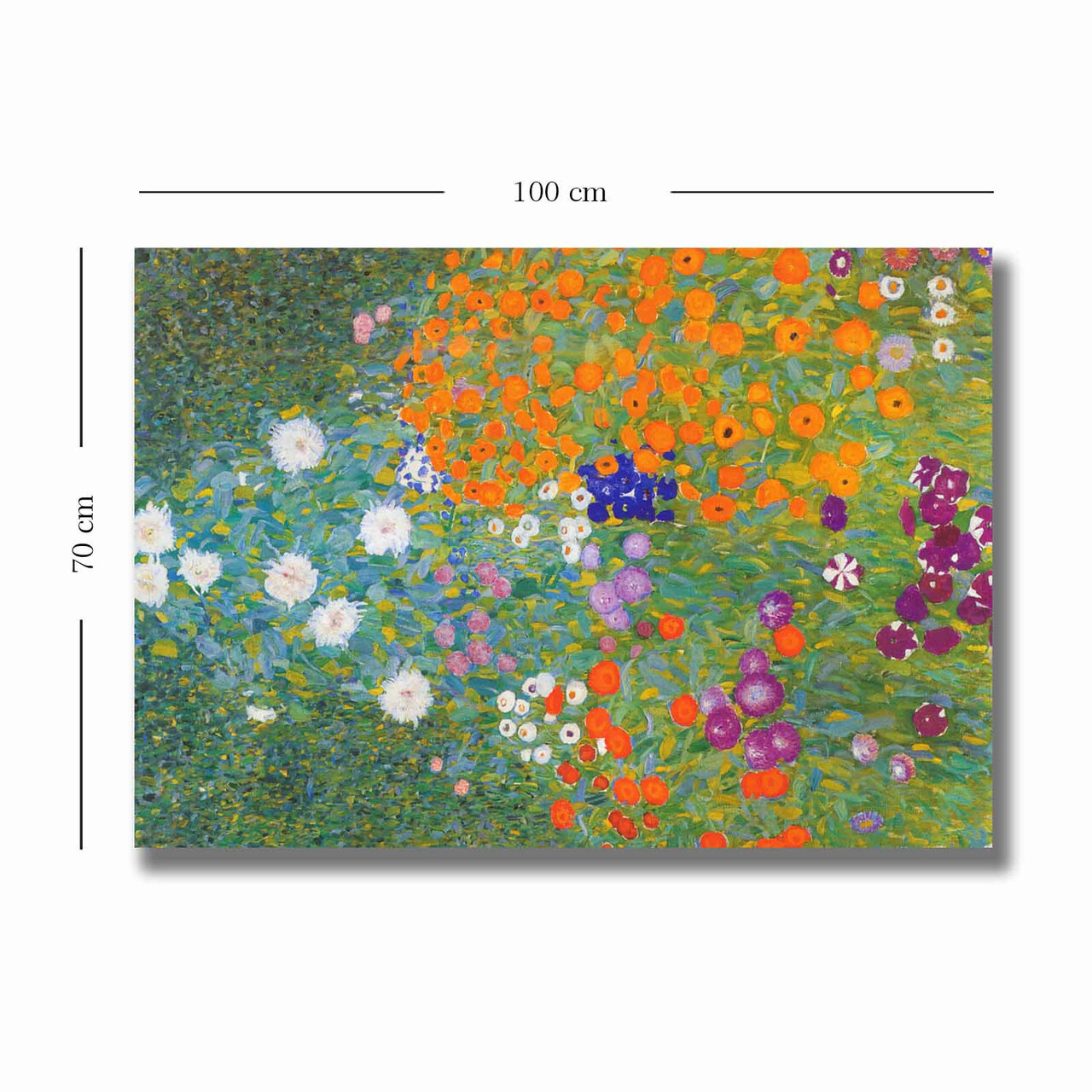 Tablou decorativ, 70100KLIMT001, Canvas, Lemn, Multicolor