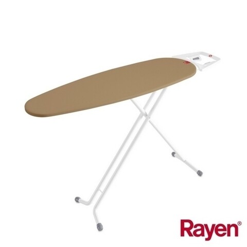 Masa de calcat pliabila, Rayen, 40 x 112 cm, metal/bumbac, crem