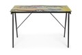 Birou Young California, Bizzotto, 113 x 58 x 73 cm, otel/sticla temperata