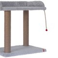 Zgarietor pentru pisici, Paws & Whiskers, Platform, Gri