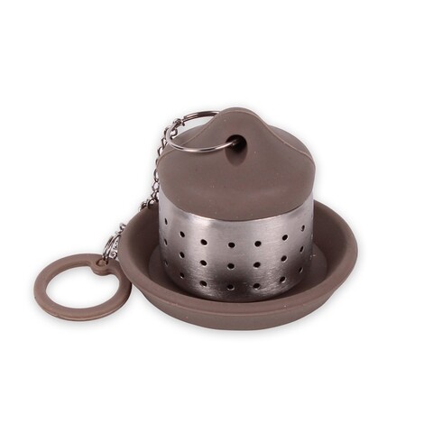 Infuzor pentru ceai cu suport, Luigi Ferrero Norsk FR-1740, inox/silicon