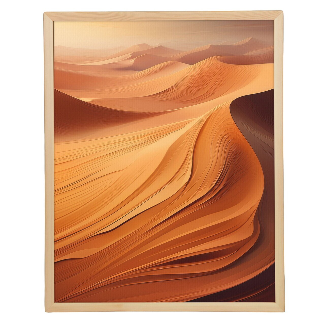Tablou decorativ, Cc-D-Ah-1016 45 x 60, Canvas, Cadru: 100% LEMN (Grosime: 18 mm), Multicolor - view 2