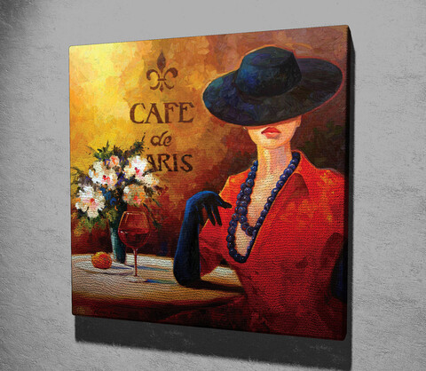 Tablou decorativ, kc082, canvas, dimensiune: 45 x 45 cm, multicolor