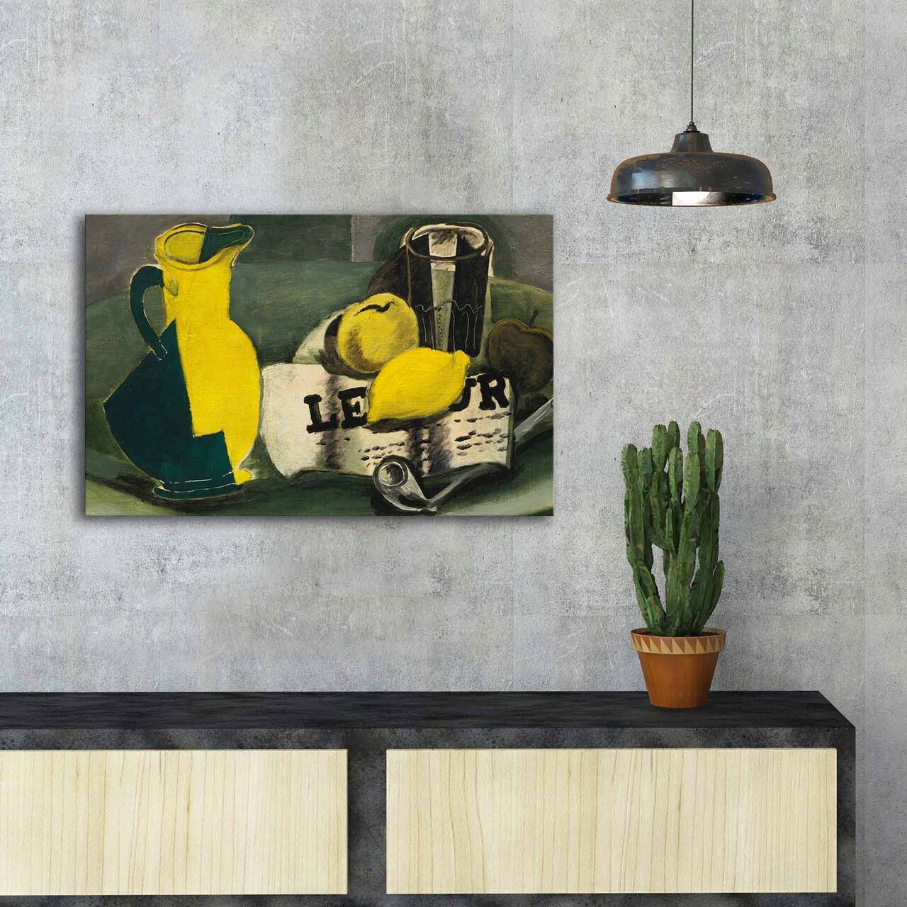 Tablou decorativ, FAMOUSART-063, Dimensiune: 45 x 70 cm, Multicolor