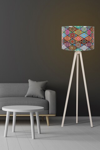 Lampadar, 137, fullhouse, 38 x 145 cm, 1 x e27, 60w, crem/multicolor