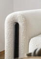 Canapea extensibila 3 locuri, ELTAP, SO-ARC-BL-01JAF, Arcadova, 244x97x97 cm, lemn/poliester, alb/negru