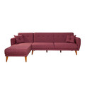 Coltar, Unique Design, 867UNQ1408, Lemn de carpen, Rosu claret
