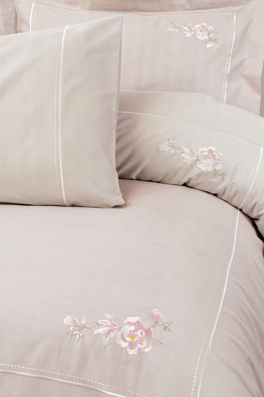 Lenjerie de pat dubla, Alameda - Lilac, Cotton Box, Bumbac Satinat - 1 | YEO