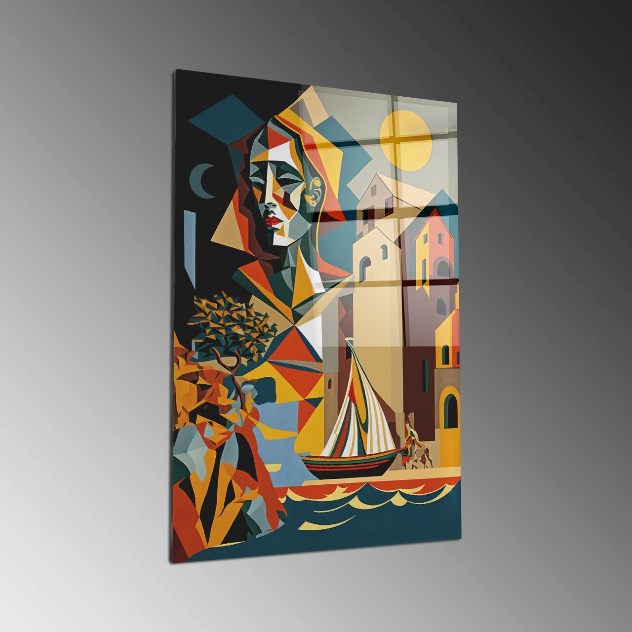 Tablou decorativ, CAM3691, 50 x 70 cm, Multicolor - view 4