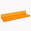 Raft de perete acrilic, Hanah Home, Vivid, 40x10x4 cm, Portocaliu