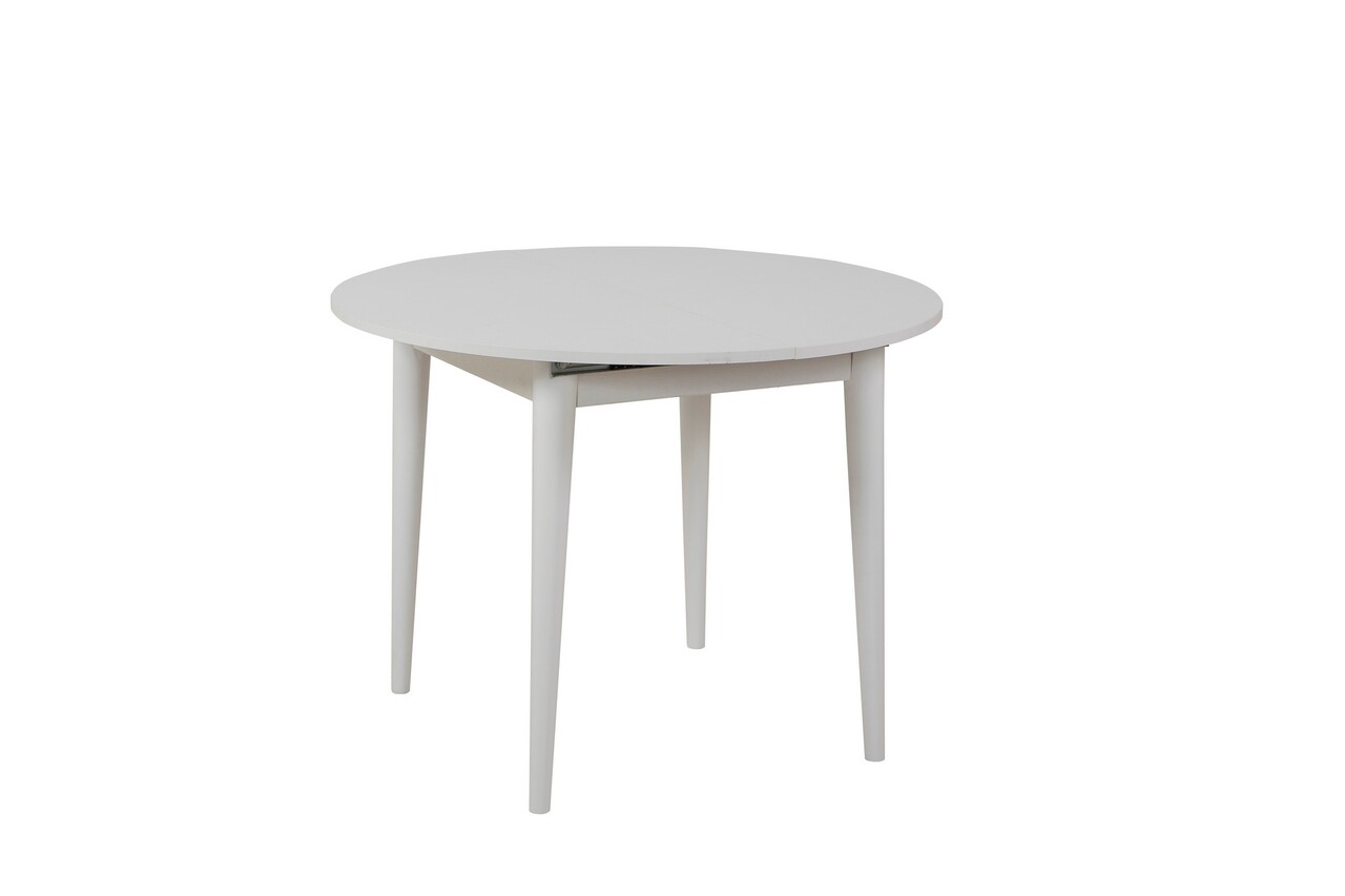 Set masa extensibila si scaune, 3 piese, Hanah Home, Vina 1053, Alb / Antracit - imagine 3