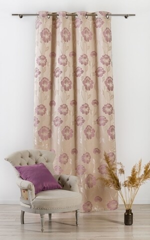Draperie Mendola Interior, Sunrise, 140x245 cm, poliester, bej/mov