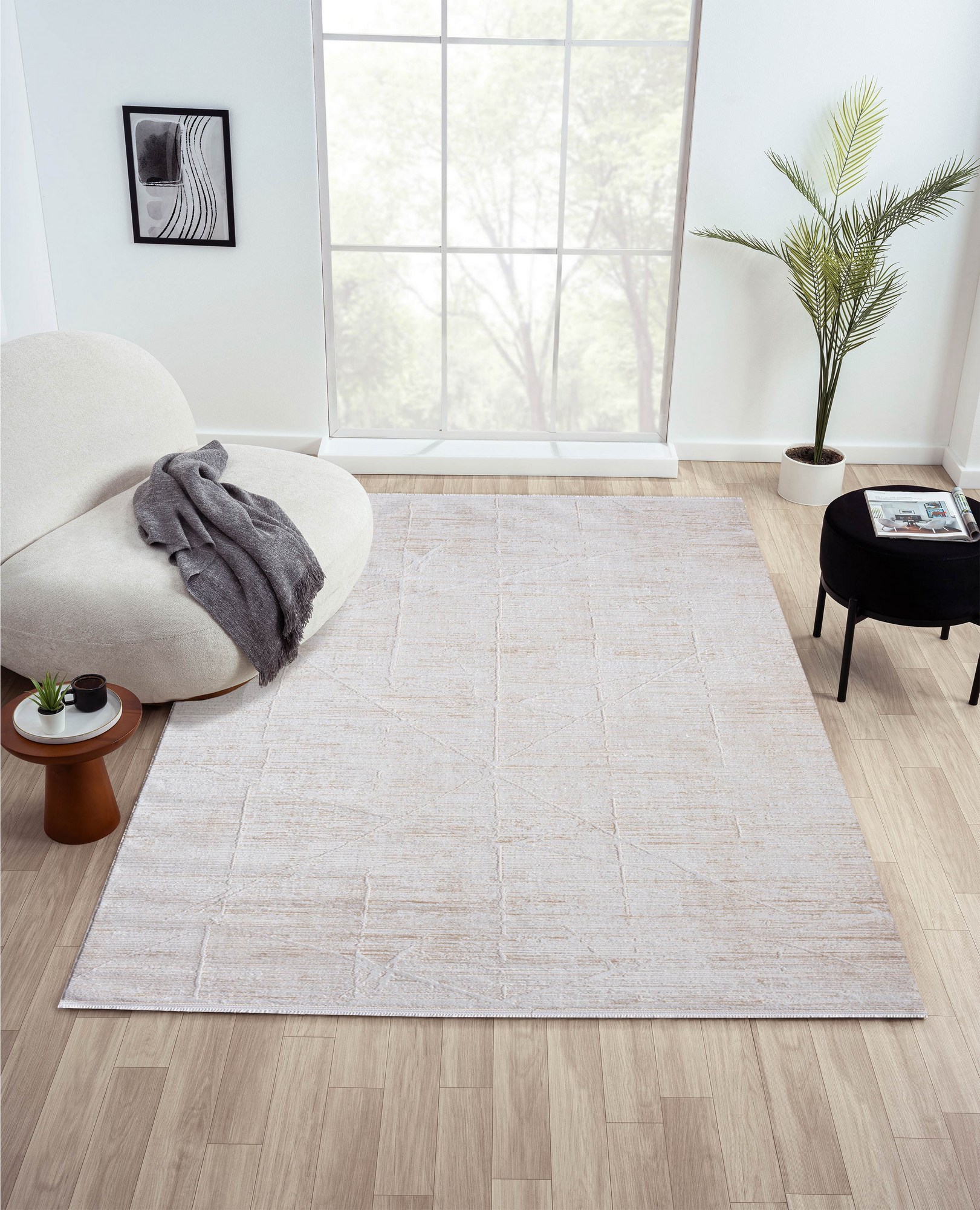 Covor, Parla 5781, 160x230 cm, MICRO POLIESTER, Bej