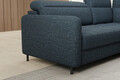 Coltar extensibil dreapta 3 locuri ELTAP, RT-40MAN, Barea, 208x160x100 cm, lemn/poliester, albastru inchis