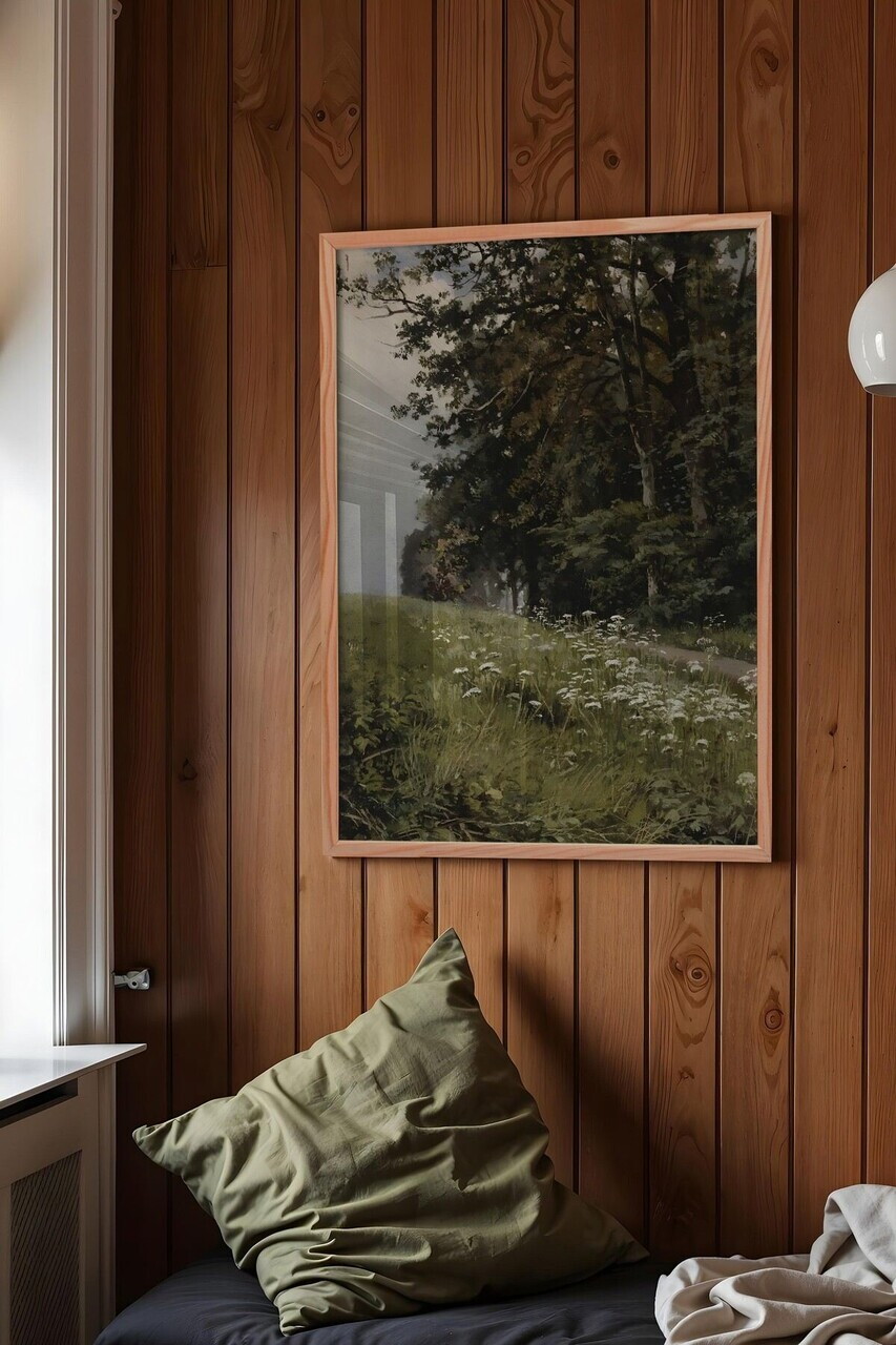 Tablou decorativ, 115003, Lemn masiv, Sticla PVC, Multicolor — imaginea 3