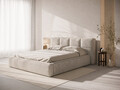 Tablie de pat 180 cm, Micadoni Home, Darren-201, tesatura structurata chenille, bej melange