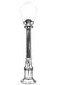 Lampadar de exterior, Avonni, 685AVN1322, Plastic ABS, Negru