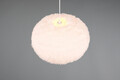 Lustra Furry, RL, 50x150 cm, 10W, 1x E27, plus sintetic, alb