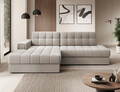Coltar extensibil stanga 3 locuri ELTAP, LT-18SO, Blezalt, 240x150x82 cm, lemn/poliester, bej deschis