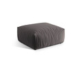 Taburet, Chris-184, Micadoni Home, 100x85x43 cm, catifea, gri inchis