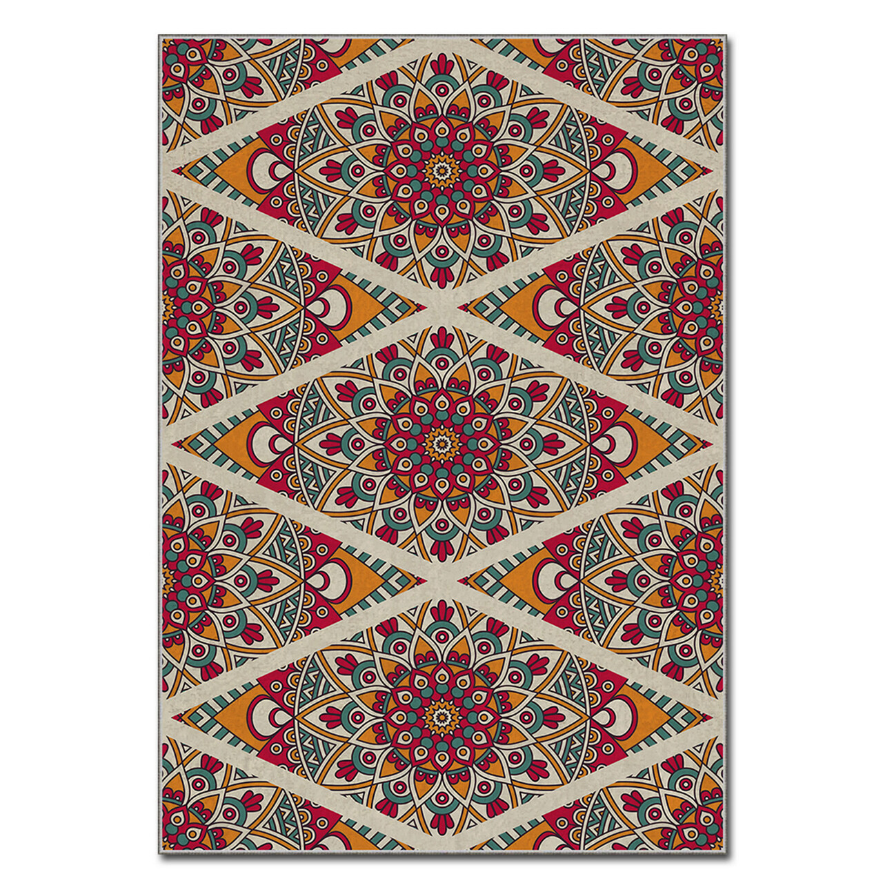 Covor, ASR CRPT-117 , 140x220 cm, Poliester, Multicolor