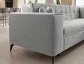 Coltar extensibil dreapta 4 locuri ELTAP, Sol-28, Solange, 292x196x84 cm, lemn/poliester, gri deschis