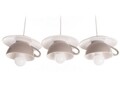 Lustra Afternoon tea, Deco Republic, E27, 3x60W, ceramica, bej